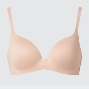 Uniqlo Nude Wireless bra 3d hold size 75/80 A/B (34B)